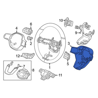 Honda OE - Steering Wheel Back Cover