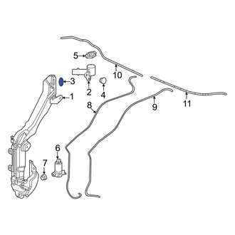 Honda OE - Washer Fluid Reservoir Filler Pipe Grommet