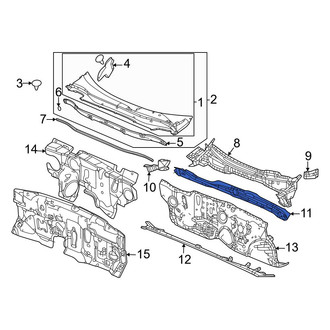 Honda OE - Front Upper Firewall
