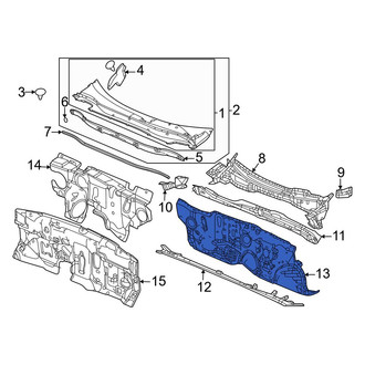 Honda OE - Front Lower Firewall