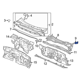 Honda OE - Right Cowl Bracket