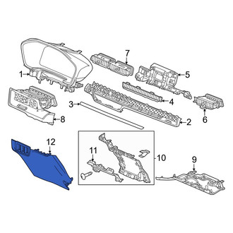 Honda OE - Left Instrument Panel Trim Panel
