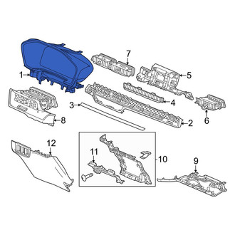 Honda OE - Instrument Cluster Visor