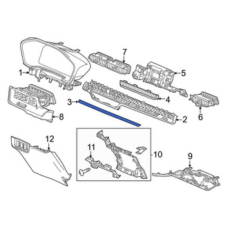 Honda OE - Instrument Panel Molding