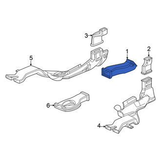 Honda OE - Front Center Instrument Panel Air Duct