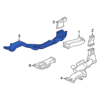 Honda OE - Left Lower Instrument Panel Air Duct