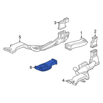 Honda OE - Rear Center Instrument Panel Air Duct