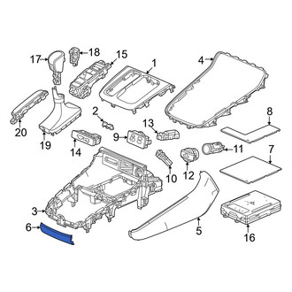 Honda OE - Upper Console Trim Panel