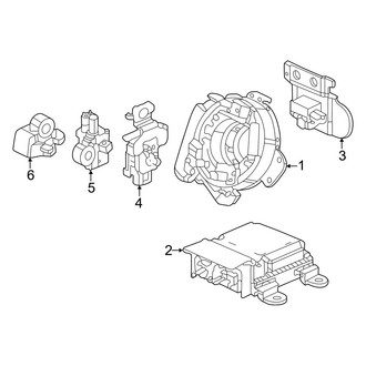 Honda OE - Restraint Systems - Air Bag Components (Modules and Sensors)