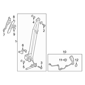 Honda OE - Restraint Systems - Front Seat Belts