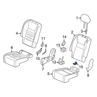 Honda OE - Right Inner Seat Back Recliner Adjustment Mechanism Cover Cap