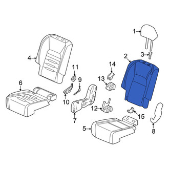 Honda OE - Rear Left Headrest Guide