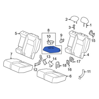 Honda OE - Rear Seat Armrest