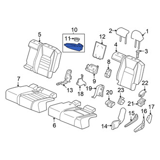 Honda OE - Rear Seat Armrest