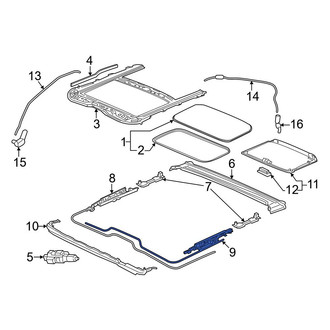Honda OE - Left Sunroof Cable