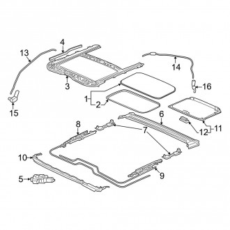 2023 Honda CR-V Roof Seals & Moldings CARiD