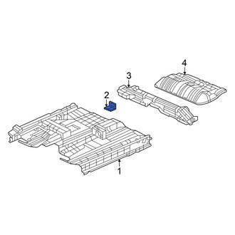 Honda OE - Right Floor Pan Bracket