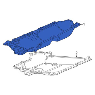 Honda OE - Front Right Floor Pan Splash Shield
