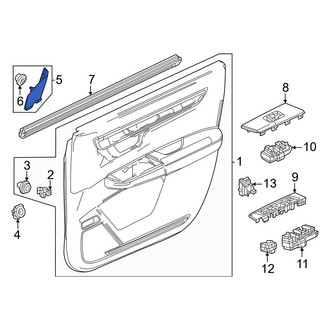 Honda OE - Front Right Door Trim Molding