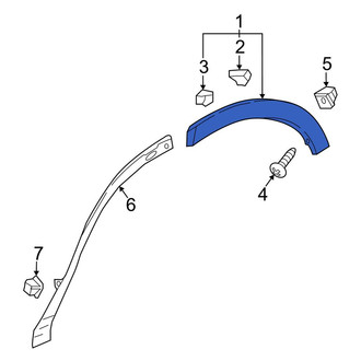 Honda OE - Rear Left Forward Wheel Arch Molding