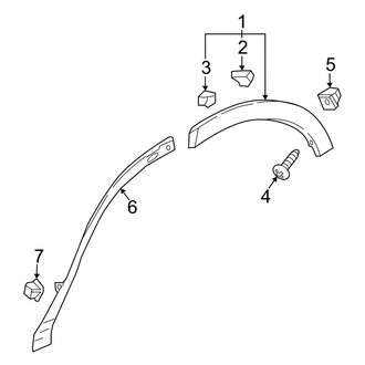 Honda OE - Quarter Panel - Exterior Trim