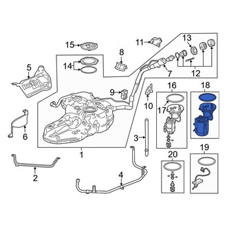 Honda OE - Fuel Pump and Strainer Set