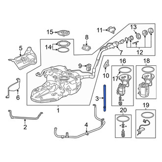 Honda OE - Front Fuel Tank Strap