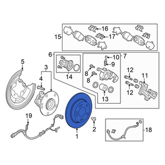 Honda OE - Rear Disc Brake Rotor