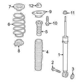 Honda OE - Rear Suspension - Shocks & Components (FWD)