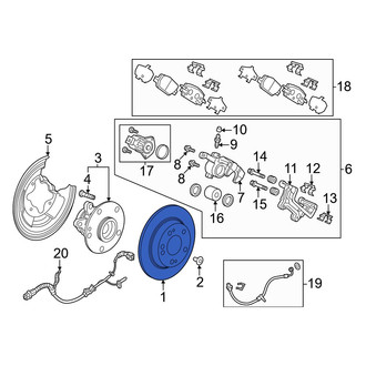 Honda OE - Rear Disc Brake Rotor