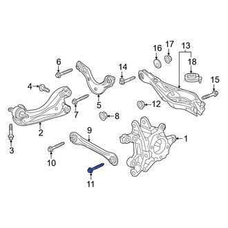 Honda OE - Upper Outer Suspension Control Arm Bolt