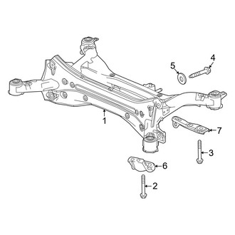 Honda OE - Rear Suspension - Suspension Mounting (AWD)