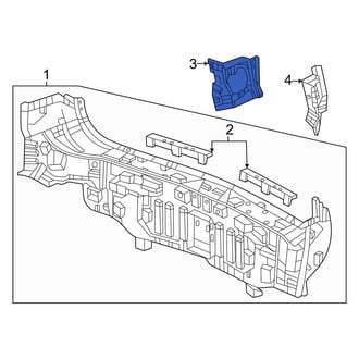 Honda OE - Rear Right Rear Body Reinforcement