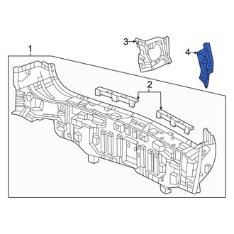 Honda OE - Rear Left Rear Body Reinforcement