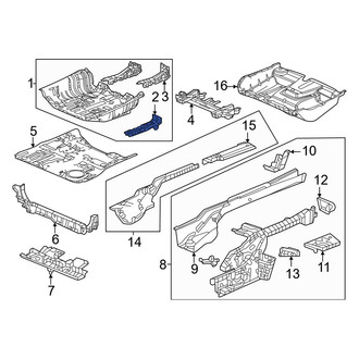 Honda OE - Floor Jack Bracket