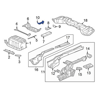 Honda OE - Floor Jack Bracket