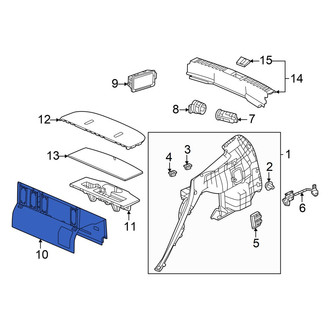 Honda OE - Rear Trunk Floor Access Cover