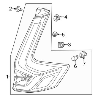 Honda OE - Rear Lamps - Tail Lamps