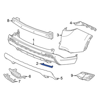 Honda OE - Rear Left Reflector Panel