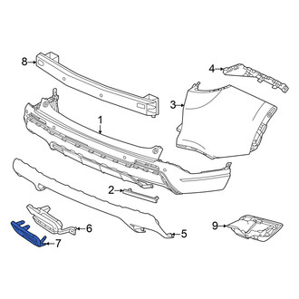 Honda OE - Rear Left Bumper Trim
