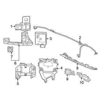 Honda OE - Rear Bumper - Electrical Components (PLUG-IN FUEL CELL EV (PFCEV))