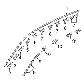 2025 Honda CR-V Roof Seals & Moldings | CARiD
