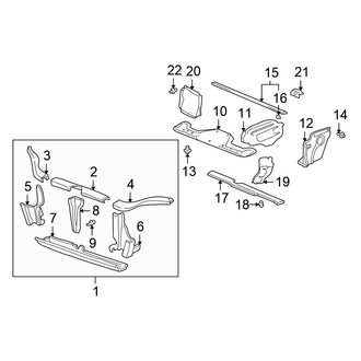 Honda OE - Radiator Support