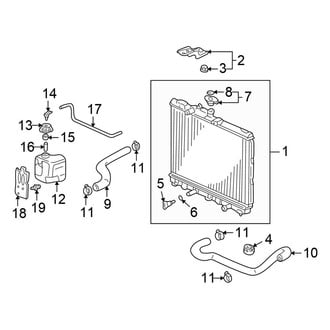 Honda OE - Cooling - Radiator & Components