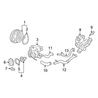 Honda OE - Cooling - Water Pump