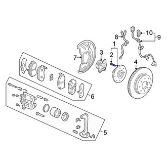 Honda OE - Front Wheel Lug Stud