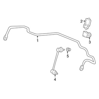 Honda OE - Front Suspension - Stabilizer Bar & Components