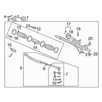 Honda OE - Steering Gear & Linkage