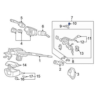 Honda OE - Steering Column Lock Bolt