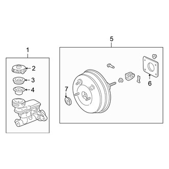 Honda OE - Cowl - Components on Dash Panel